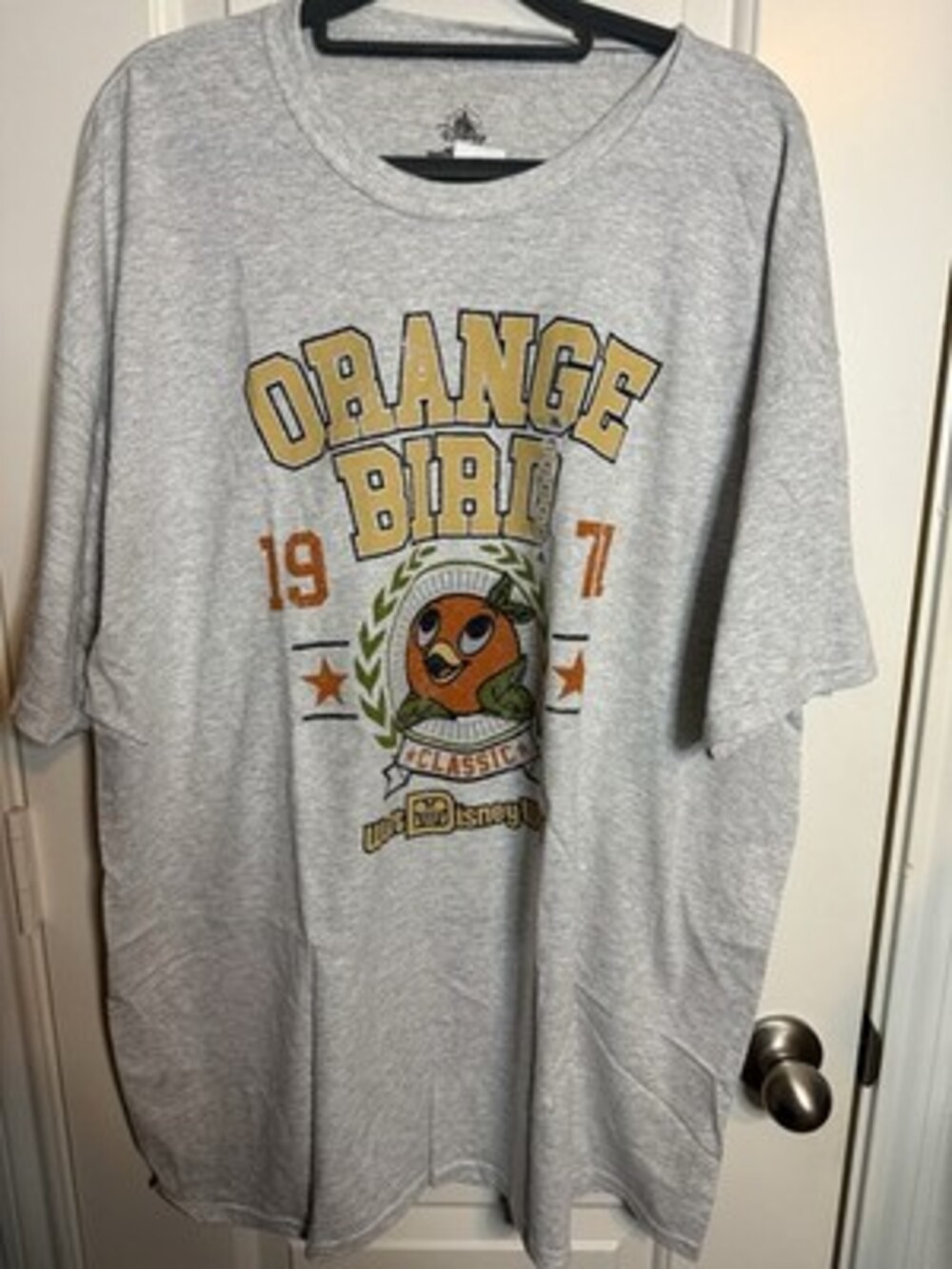 Disney Parks Orange Bird 1971 T-Shirt Grey Adult Unisex Size 3XL NEW With tag